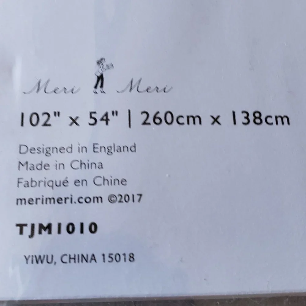 NWT - Meri Meri Unicorn Kids Paper Party Ware Plates, Napkins and Tablecloth